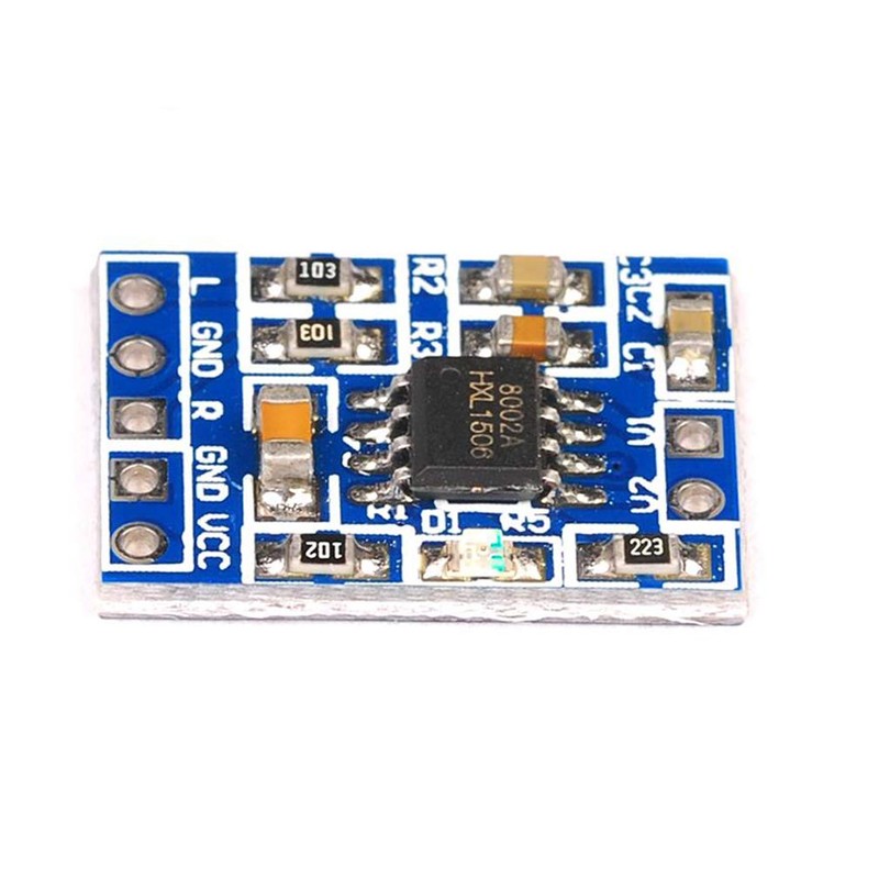 HiLetgo 5pcs HXJ8002 Mini Amplifier Board 3W Solo Channel Audio