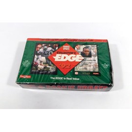 1992 Collector's Edge Rookie Update Football Box of Trading Card Packs - Possible Ronnie Lott Autograph