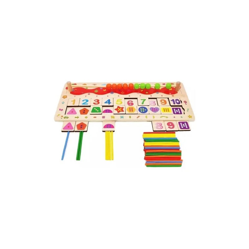 Tablero Apilable Didactico Montessori Para Desarrollo Peques