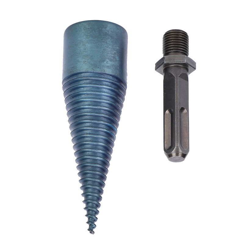 Screw Cone Drill Bit Square Shank Firewood Splitter Drilling Wood