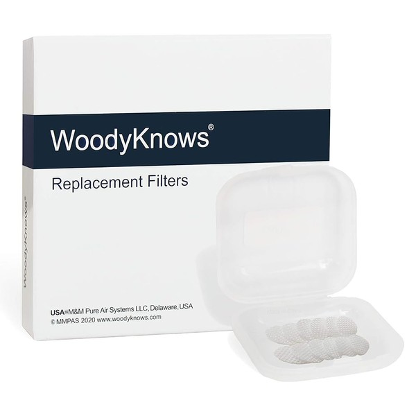 WoodyKnows Replacement Filters of WoodyKnows Nasclear Nasal Filters (Replacement Filter