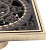 Floor Drain European Style Antique Bathroom Copper Drain Set for