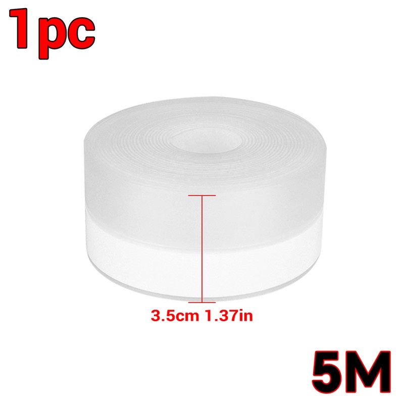 Transparent Door Weather Stripping Seal for Gaps – Flexible Self-Adhesive
