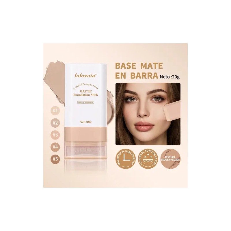Base De Maquillaje Belleza Corrector 2 En 1 Beige Cálido