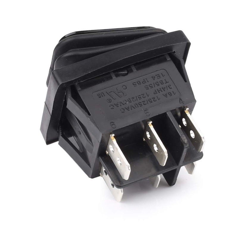 Clyxgs Waterproof Boat Rocker Switch 3 Files ON/Off 16A 125V/250VAC