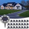 vighep 24 Pack Solar Ground Lights, 2.8 inch Flat Solar