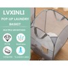 2 Pack Mesh Laundry Basket,Foldable Popup Laundry Hamper with Durable
