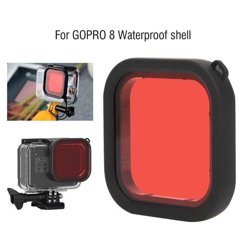 Action Camera Lens Diving Filter, Underwater Diving Waterproof Filter with