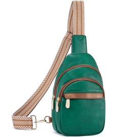 BOSTANTEN Small Sling Bag for Women Leather Crossbody Bags Fanny Pack Chest Bag for Travel