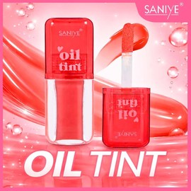 SANIYE Tinta para Labios Oil Tint, Larga Duración, Hidratante, No Pegajosa, Intransferible (#03+#04)