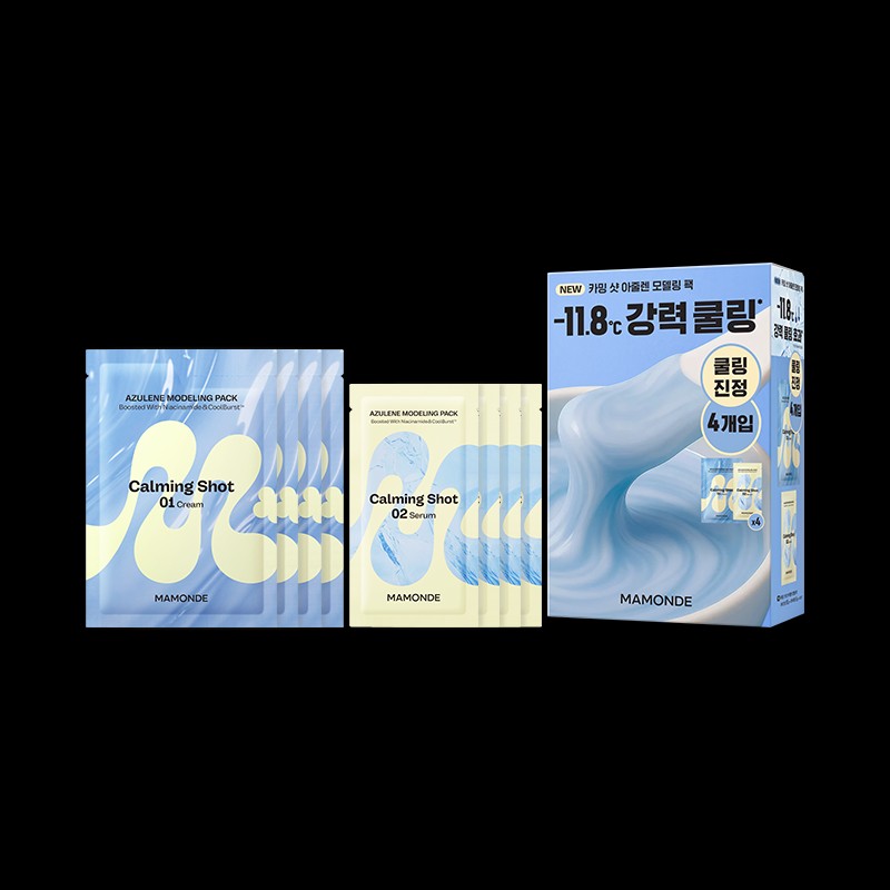 Mamonde [마몽드]NEW 카밍샷 아줄렌 모델링팩 (1입 / 리필4입) [Mamonde] NEW