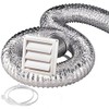 PINNACLE Deflect-0 SK5WF Supurr-Flex Dryer Vent Kit - 4" x