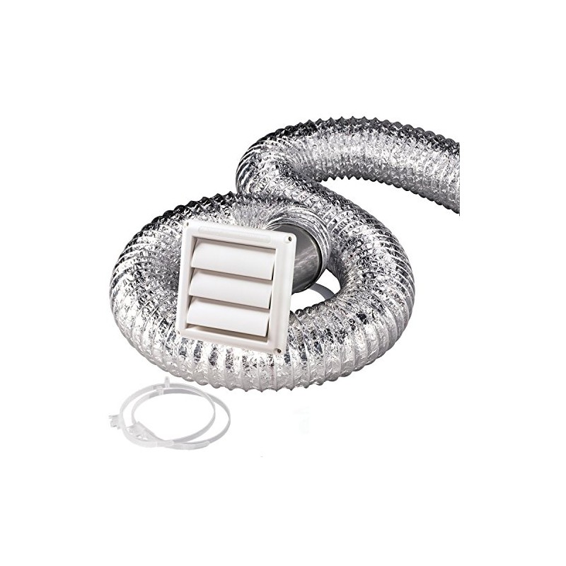PINNACLE Deflect-0 SK5WF Supurr-Flex Dryer Vent Kit - 4" x
