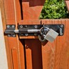 Galvanised Brenton Bolt Sliding Door Lockable Padbolt – 8" (202mm)