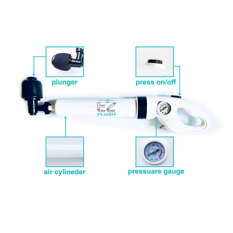 EZ Home EZ168528 Toilet Plunger, Shower & Bath Tubs Sinks
