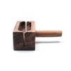 Ironwood Gourmet 28330 Local 338 Bagel Miter, Acacia Wood, 7