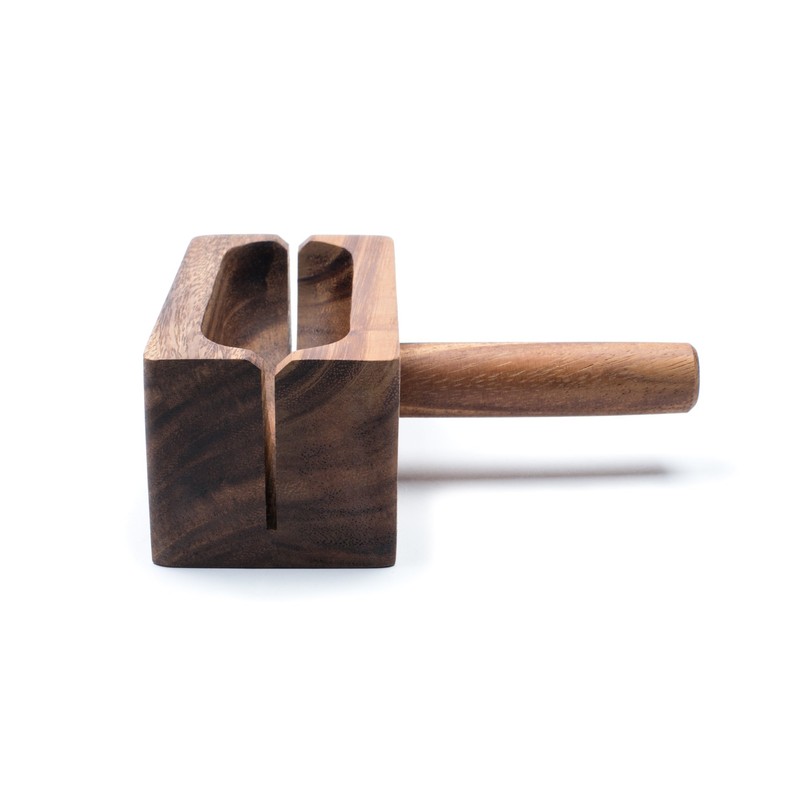 Ironwood Gourmet 28330 Local 338 Bagel Miter, Acacia Wood, 7