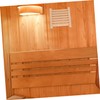 ORFOFE Sauna Ventilation Louver Panel Wooden Air Vent for Steam