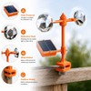 Solar Bird Repeller for Garden Protection – 3-in-1 Reflective Wind