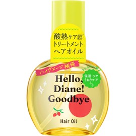 Diane Hair Oil, High Damage Moisturizing Repair, 2.3 fl oz (65 ml), Tea & Musk Scent, Hello, Diane, Goodbye Coloring, Bleached Hair, Water Retention, Glossy, Bulk