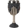 Pacific Giftware Skeleton Couple Goblet, 7-inch Height, Resin