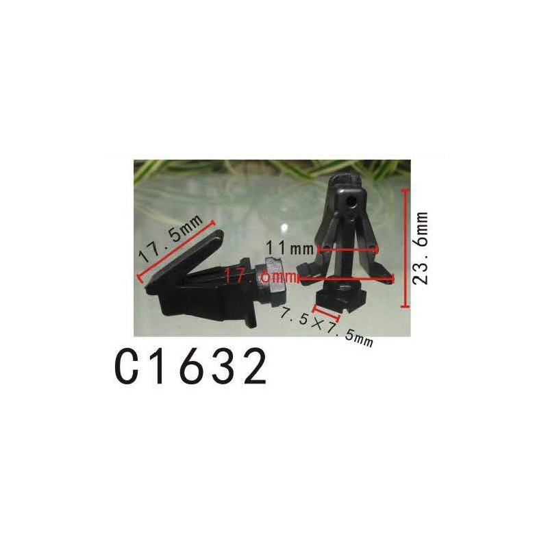 Clip Grille Retainer Fits Nissan 768820M060 Nylon 10 Pcs