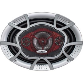 Pair of SoundXtreme 6x9 520 Watt 4-Way Red Car Audio Stereo Coaxial Speakers - ST694 (2 Speakers)