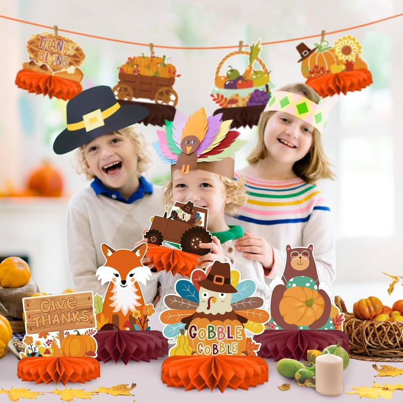 9PCS Premium Fall & Thanksgiving Party Decorations Set - Autumn