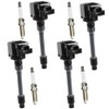 Set of 4 Ignition Coil Pack UF749 with Iridium Spark