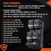 ACLONG Driver Side Power Master Window Switch & Passenger Side