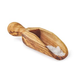 Forest Decor Wood Salt Spoon, Great for Bath Salt Scoop, Handmade in Germany, (2-pack) (3.7" length)