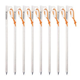 【New Development】AVOFOREST Titanium Pegs with Laser Integration and Reflective Material, Includes Fixing Rope, Ultra-Lightweight, High Strength, 7.9 inches/9.8 inches/11.8 inches/15.7 inches Long
