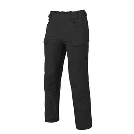Helikon-Tex OTP Outdoor Tactical Pants - Water Resistant Ripstop Mens Cargo Pants - Outback Line - Lightweight, Hiking, Law Enforcement, Work Pants, Black VersaStretch Lite Waist 36 Length 34