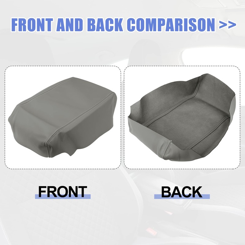 X AUTOHAUX Car Center Console Lid Armrest Seat Box Cover
