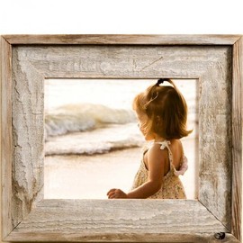 MyBarnWoodFrames - Lighthouse Series Reclaimed Barn Wood 8x10" Picture Frame (2 Inch Wide Frame)