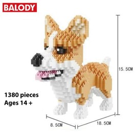 Balody Various Cat Nano Block Kits - Figure built with nano components