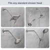 BRIGHT SHOWERS Shower Arm Extender for Rain and Handheld Shower