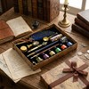 Feather Fountain Pen Set for Calligraphy Writing – Retro Style