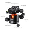 K&F Concept 36mm Metal Tripod Ball Head 360 Degree Rotating
