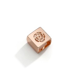 Dainty Square Silk Scarf Ring Brooch for Women Girls Fashion Geometric Rose Flower Carved Shawl Scarves Buckle Wrap Clasp Clip Rings Brooches Fashion Dress Accessories Jewelry (Gold)