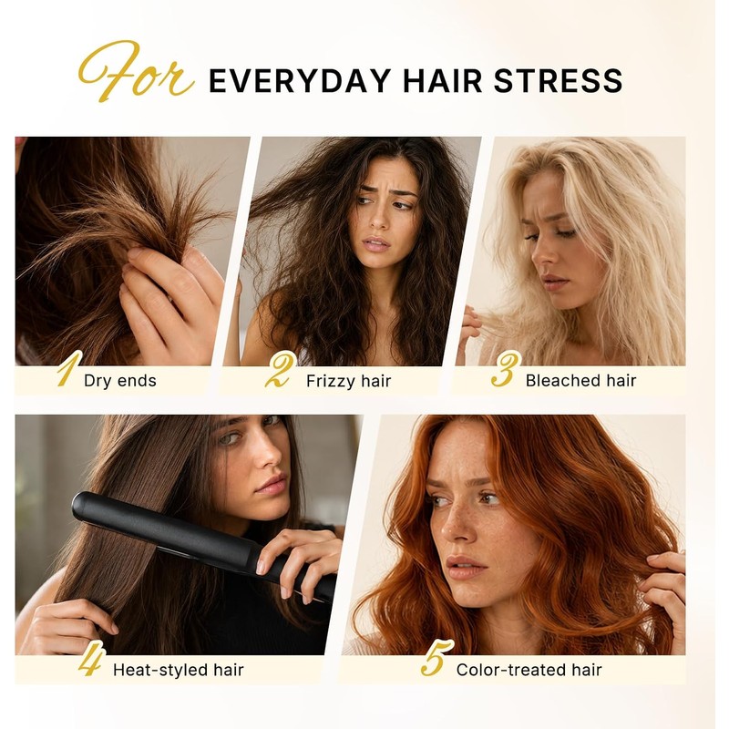 Karseell Aceite de Nuez Marroquí para Cabello, Presión Fría, 1.69