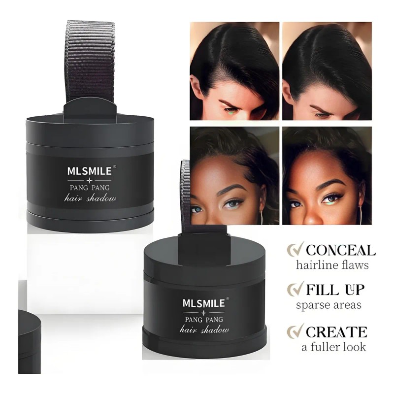 Polvo De Maquillaje De Fibra Capilar Cubre Raz De Cabello