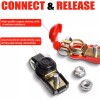 Frienda 2 Pieces Quick Release Battery Terminals Clamps Negative and