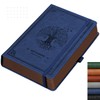RETTACY A5 Dotted Journal Notebook, Hardcover Leather Bullet Dot Grid
