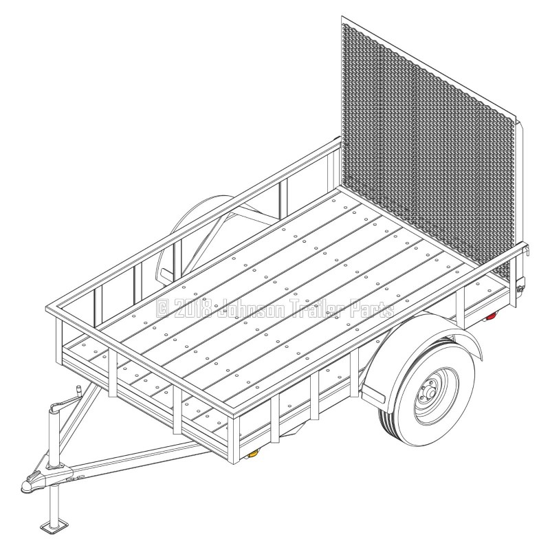 Johnson Trailer Parts 5′ x 8′ Utility Trailer Plans –
