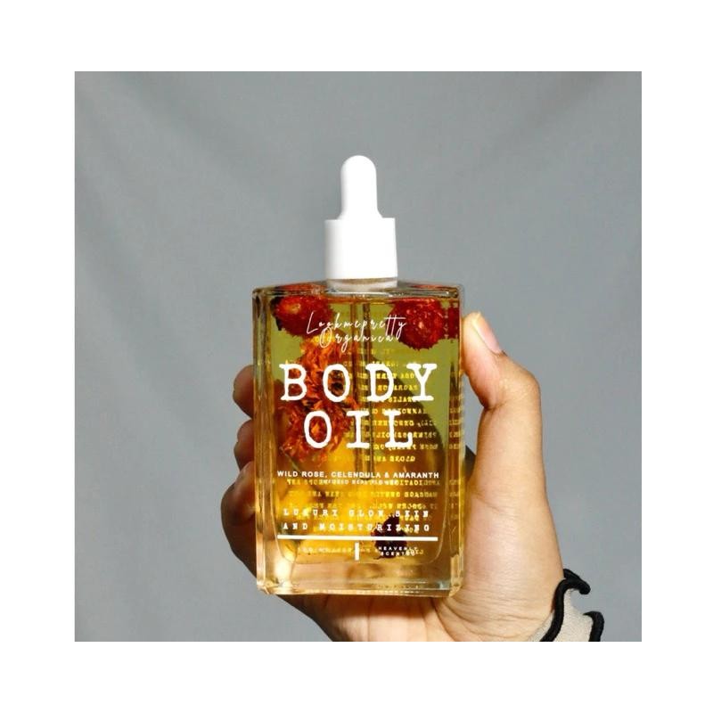 LOOKMEPRETTY ORGANICA BODY OIL WITH INFUSED PETAL FLOWERS 100ml