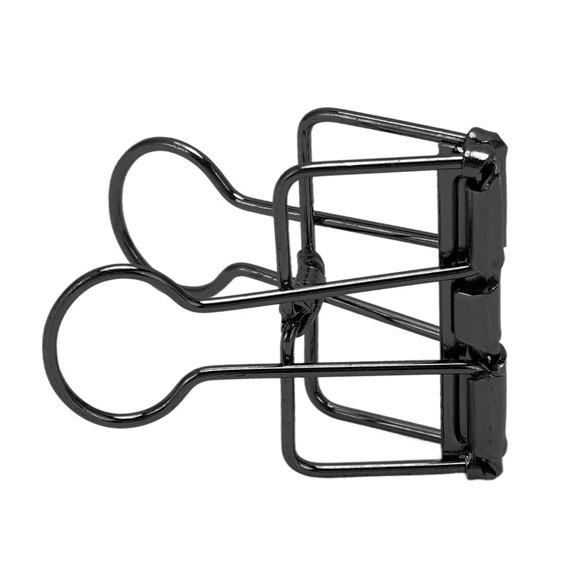 50Pcs Hollow Binder Clips Metal Paper Binder Clips for Documents