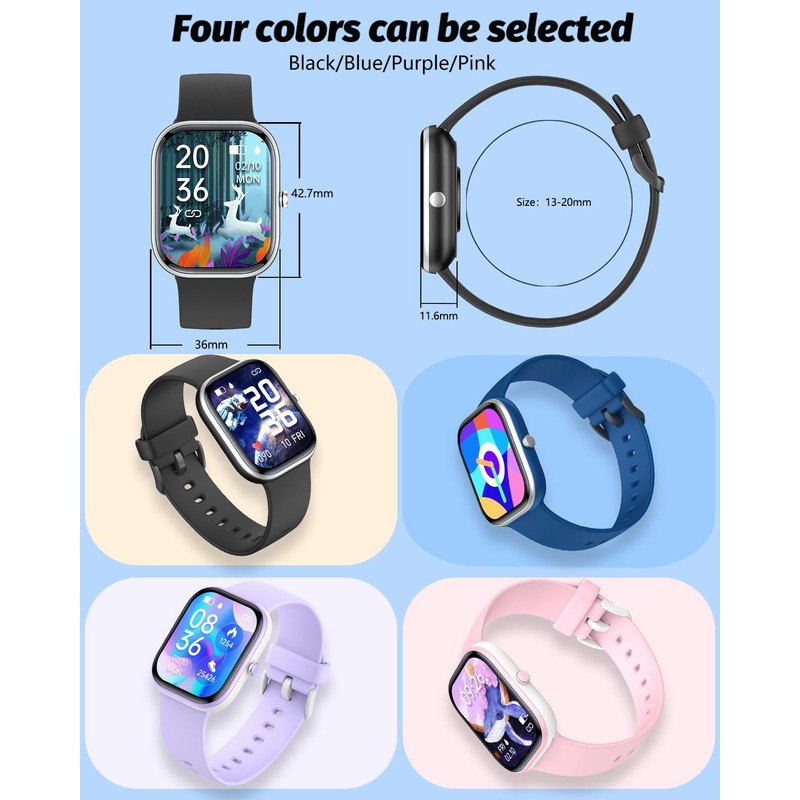 Kids Smart Watch Girls Boys Fitness Tracker Watch Kids Smart