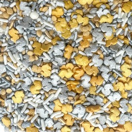 Money Talks $$$ Dollars Cookie Cupcake Cakes Semi-Sweet Edible Confetti Decorations Sprinkles Desert Jimmies Toppers 4oz