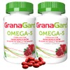 Duo Pack Granagard Omega Cáps Nanotecnología Cápsulas Aceite Semilla Granada